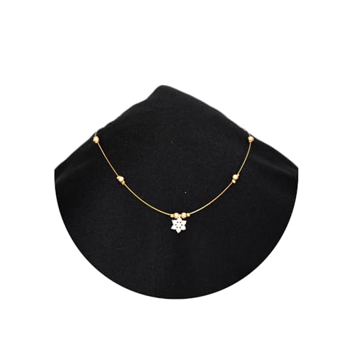 skLazo Invisible Chain with Stone Necklace for Women – Elegant & Lightweight Jewellery for Work, Functions | Versatile & Stylish Accessories for Girls (SK03-1) - Image 5