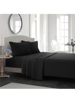Bluejw 4-Piece Hotel Cotton Soft Full Size Bed Sheet Set Wrinkle-Resistant Brushed For Extra Softness Luxury Bed Sheets Full Elasticized Deep Pocket  - Image 5