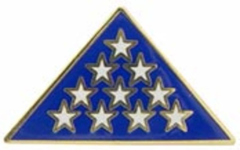 Folded American Flag Pin 1