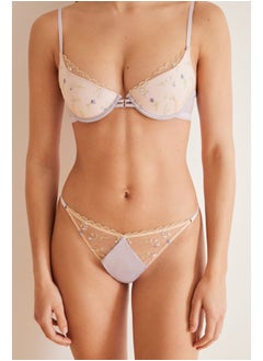 women'secret Classic floral tulle panties  - Image 3