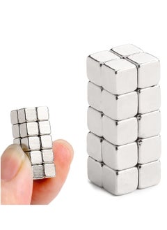 Excefore Square Cube Magnets, 40Pcs Fridge Magnets, 5 x 5 x 5mm Strong Magnet, Square Magnets Mini Small Magnets for Office, Office, Map, Photo (Square)  - Image 1