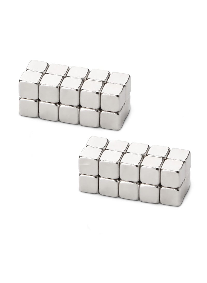 Excefore Square Cube Magnets, 40Pcs Fridge Magnets, 5 x 5 x 5mm Strong Magnet, Square Magnets Mini Small Magnets for Office, Office, Map, Photo (Square)  - Image 5