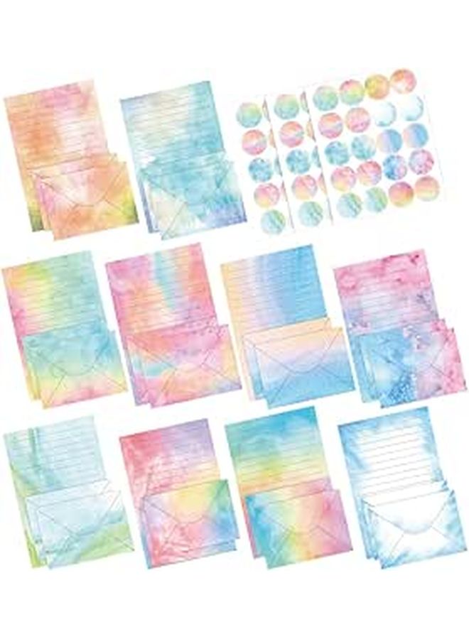 Watercolor Letter Paper Set with Envelopes for Invitations and Special Occasions - Image 1