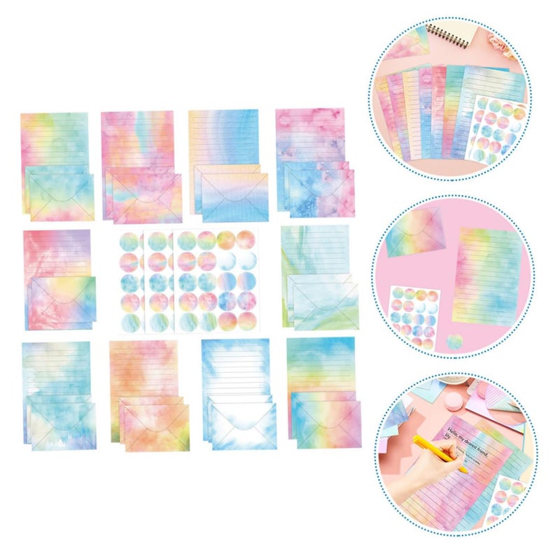Watercolor Letter Paper Set with Envelopes for Invitations and Special Occasions - Image 4