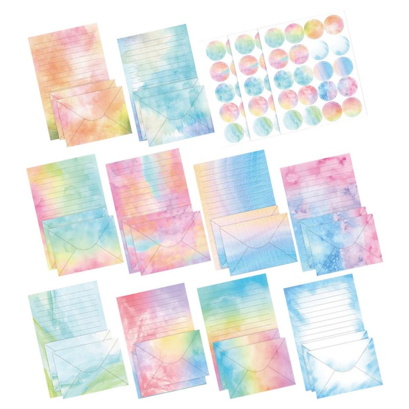 Watercolor Letter Paper Set with Envelopes for Invitations and Special Occasions - Image 2