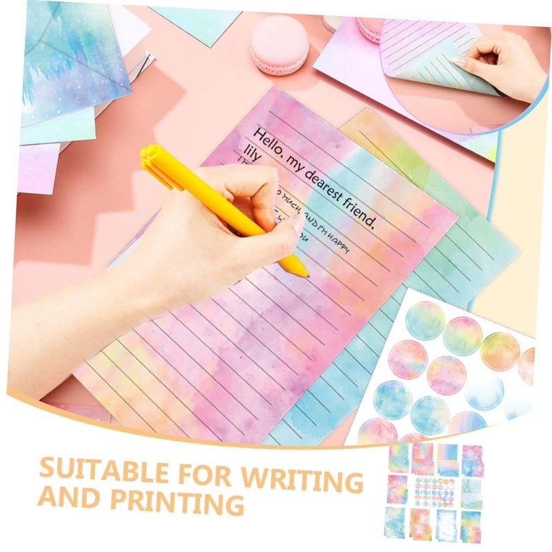 Watercolor Letter Paper Set with Envelopes for Invitations and Special Occasions - Image 5