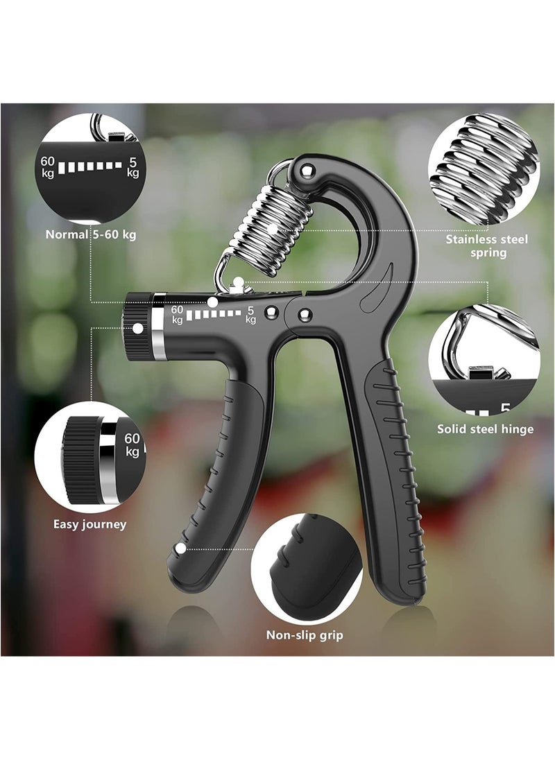 GOLDEN MILLION - Hand Grip Strengthener Kit Strength Trainer Home Workout Equipment For Finger Exercise - Image 1