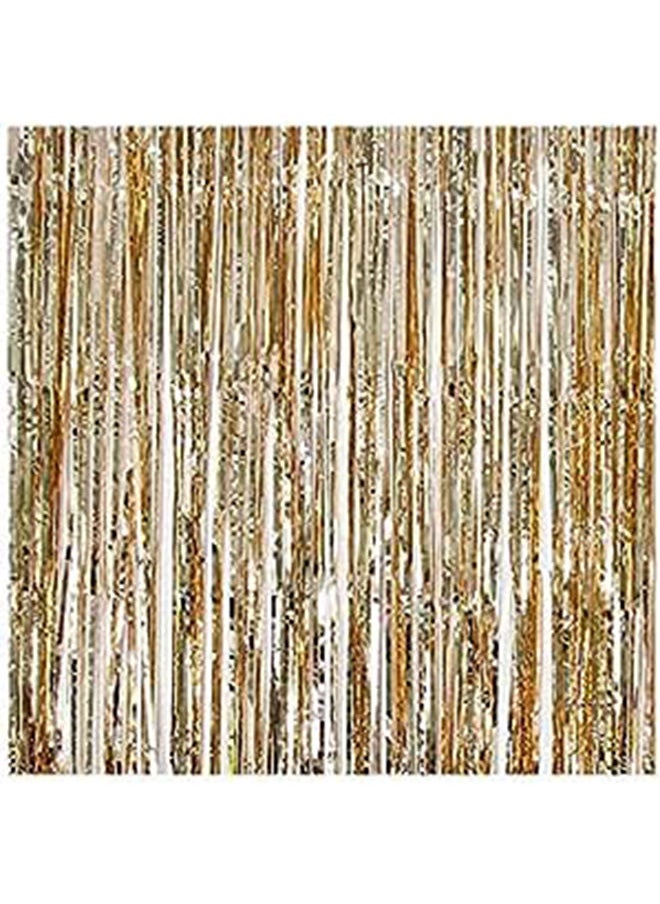 Generic Foil Fringe Curtains Photo Backdrop 3ft x 8 ft  Pack of 22 
