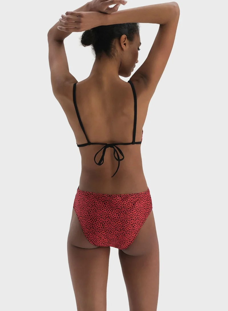 dagi Leopard Print Cut Out Swimsuit