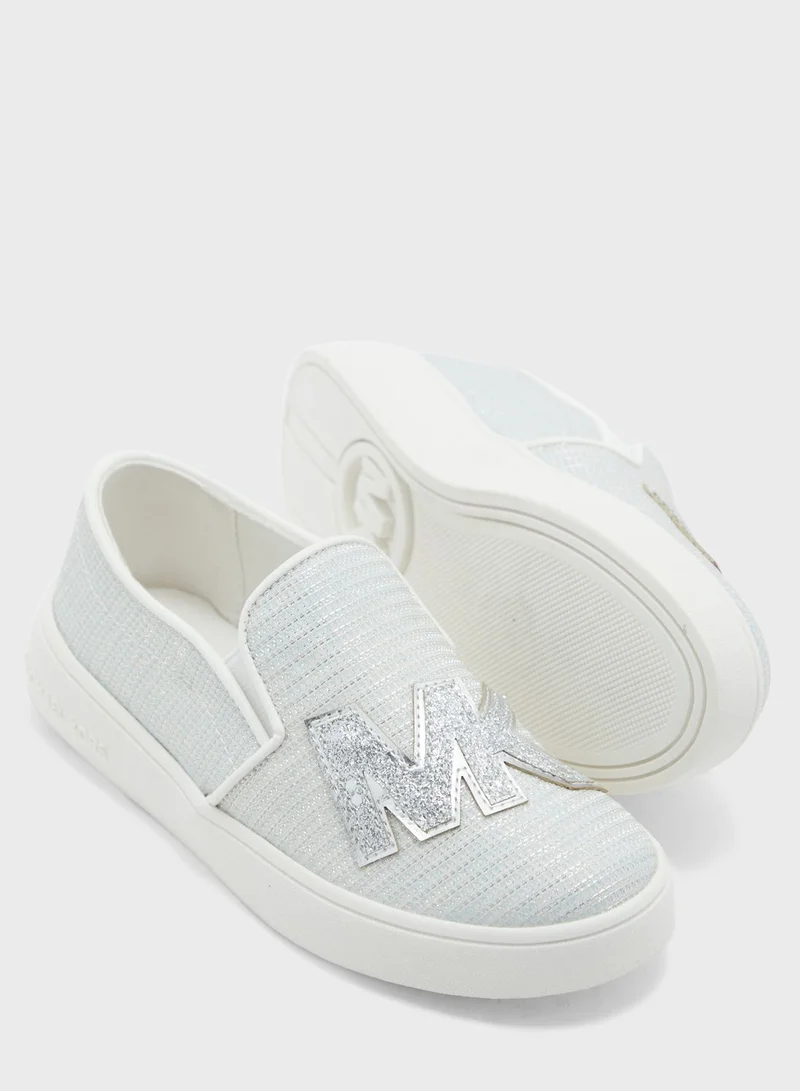 Michael Kors Youth Jem Rachel 2 Low Top Slip On Sneakers