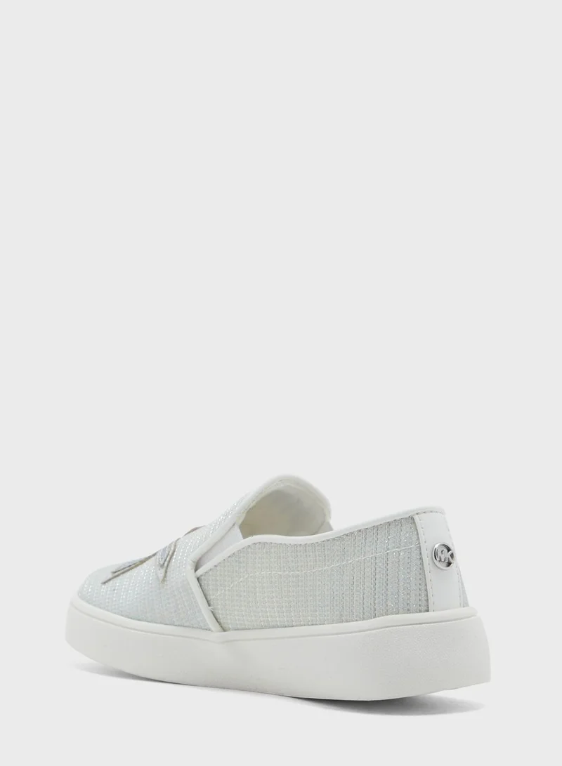 Michael Kors Youth Jem Rachel 2 Low Top Slip On Sneakers