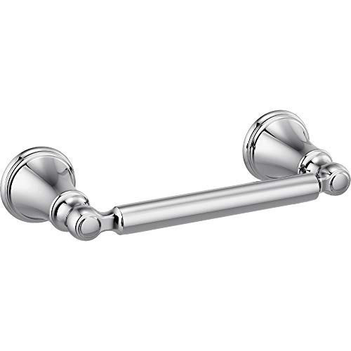 Delta Woodhurst 1Pack Toilet Paper Holder Polished Chrome Tissue Roll Holder for Bathroom Organization and Storage Pivoting Toilet Tissue Holder Wall Bathroom Accessories 73250 - Image 1