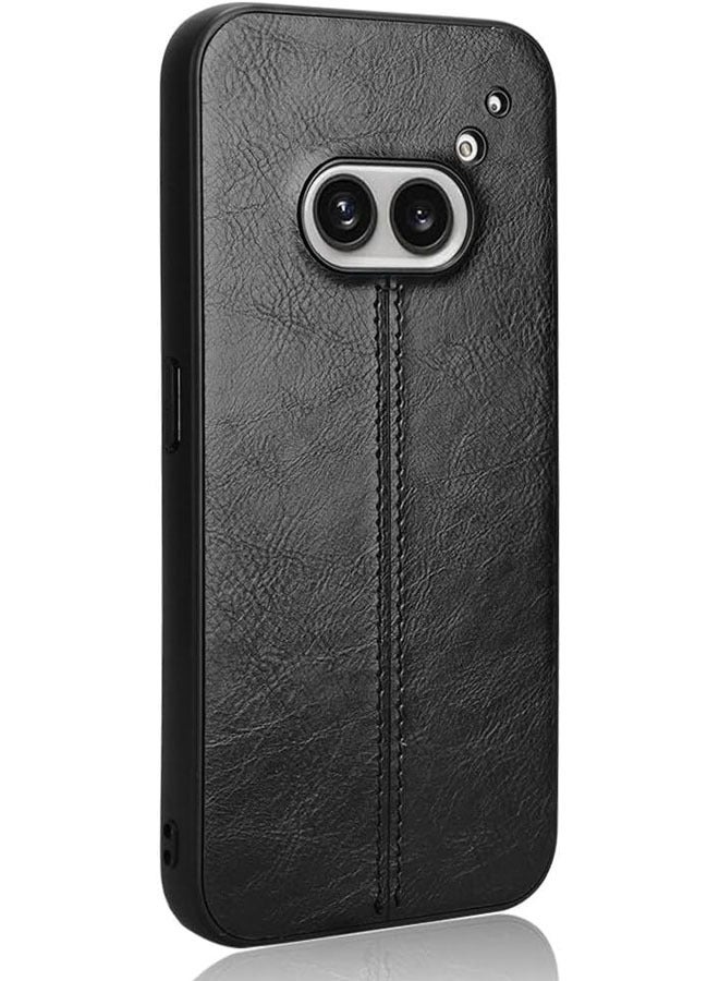 متوافق مع هاتف Nothing Phone 2A، غطاء خلفي من جلد العجل الفاخر PU الناعم لهاتف Nothing Phone 2A. - Image 1