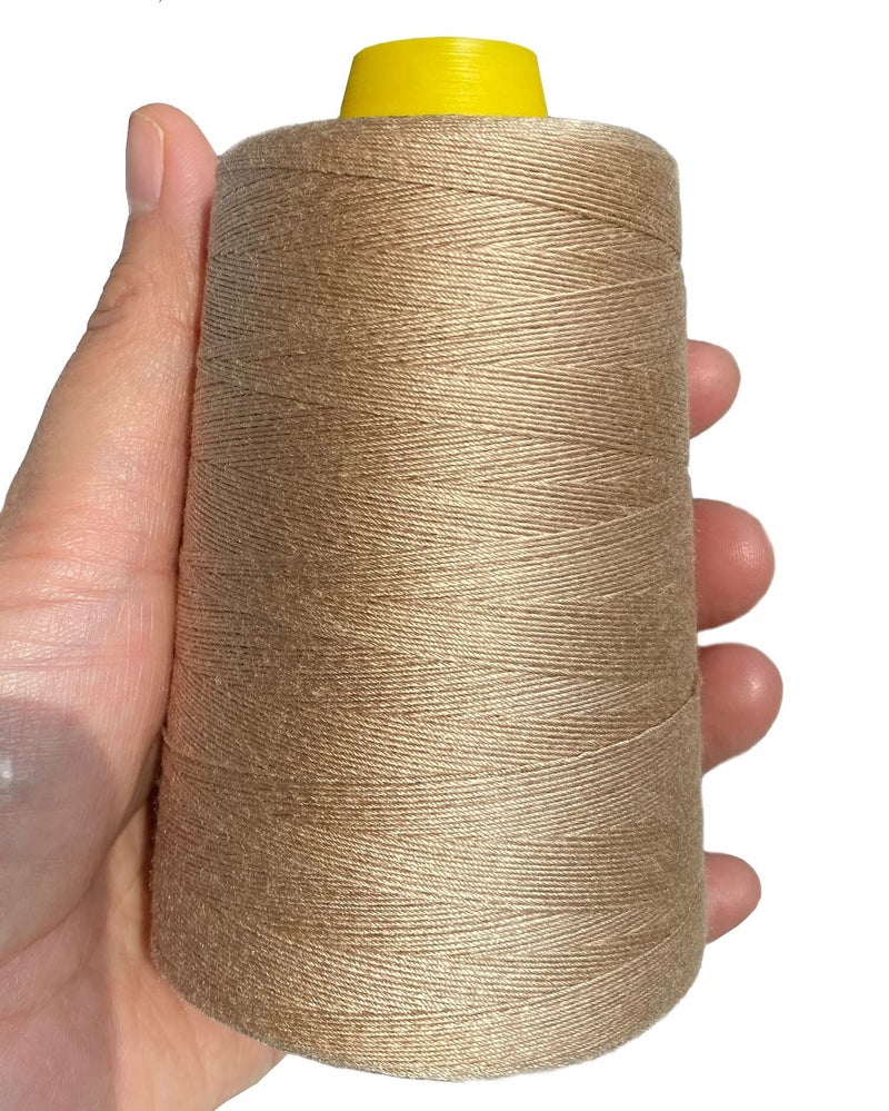 Ms Fenda Hair 950 Meters Professional Human Hair Sewing Thread Wig Making Thread Weaving Thread Beige