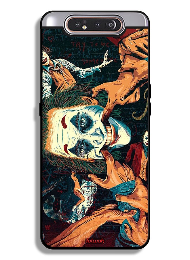 Tolwak Samsung Galaxy A80 Protective Case Cover Joker Art - Image 1