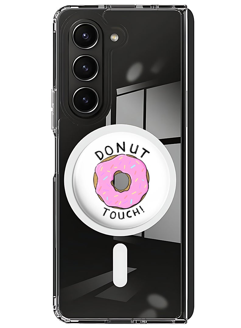 Theodor Magnetic Case for Samsung Galaxy Z Fold 5 Compatible with MagSafe Wireless Charging, Shockproof Phone Bumper Cover Dog (2) - Image 1