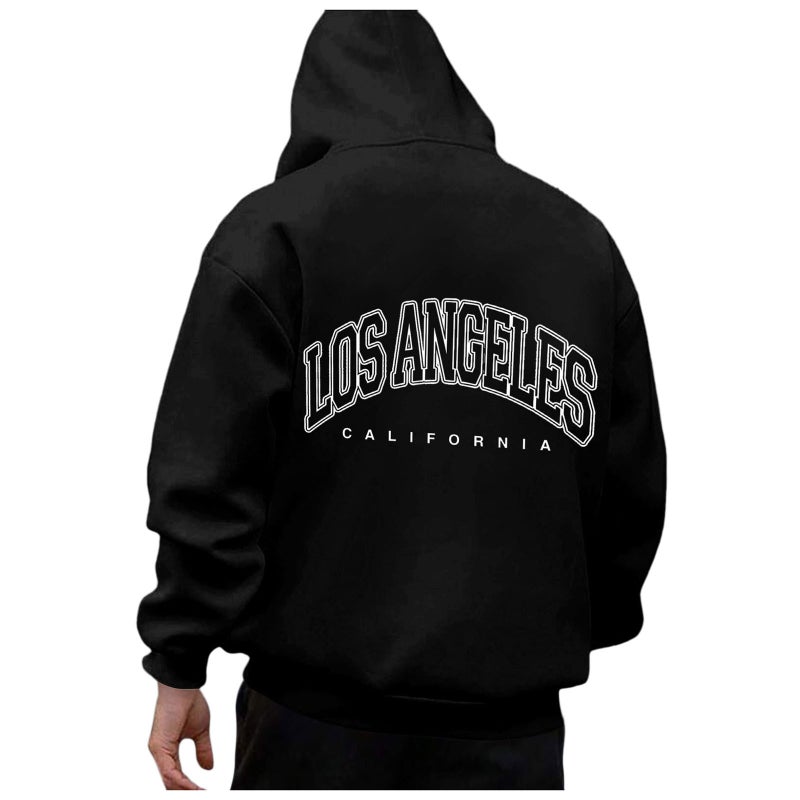 2024 new hooded sweater loose letter printing design Joker factory wholesale Europe and the United States in autumn and winter - Image 2