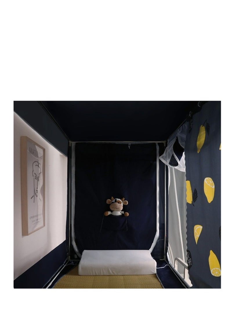 Y&D Bed Canopy Tents Curtain Blackout Curtain Single Bed Tent Curtain Student Shading Cloth Bed Canopy Mosquito Net Student Sleep Privacy Protection  - Image 3
