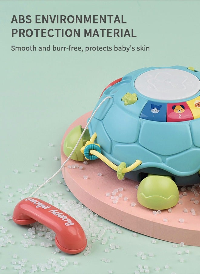 GROIC Music Turtle Toy Baby Crawling Toy With Light And Sound Phone Educational Toy - Image 5