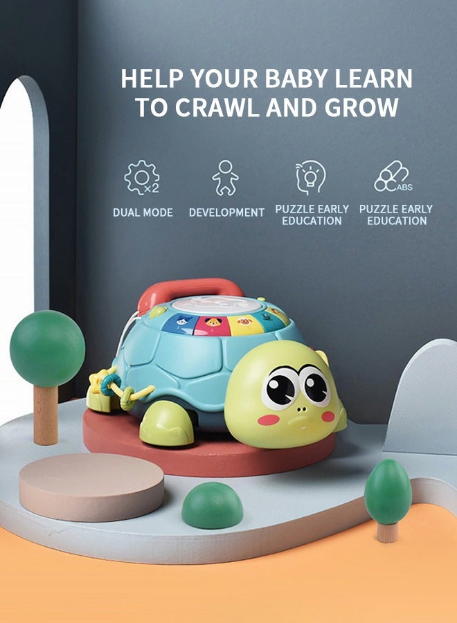 GROIC Music Turtle Toy Baby Crawling Toy With Light And Sound Phone Educational Toy - Image 2