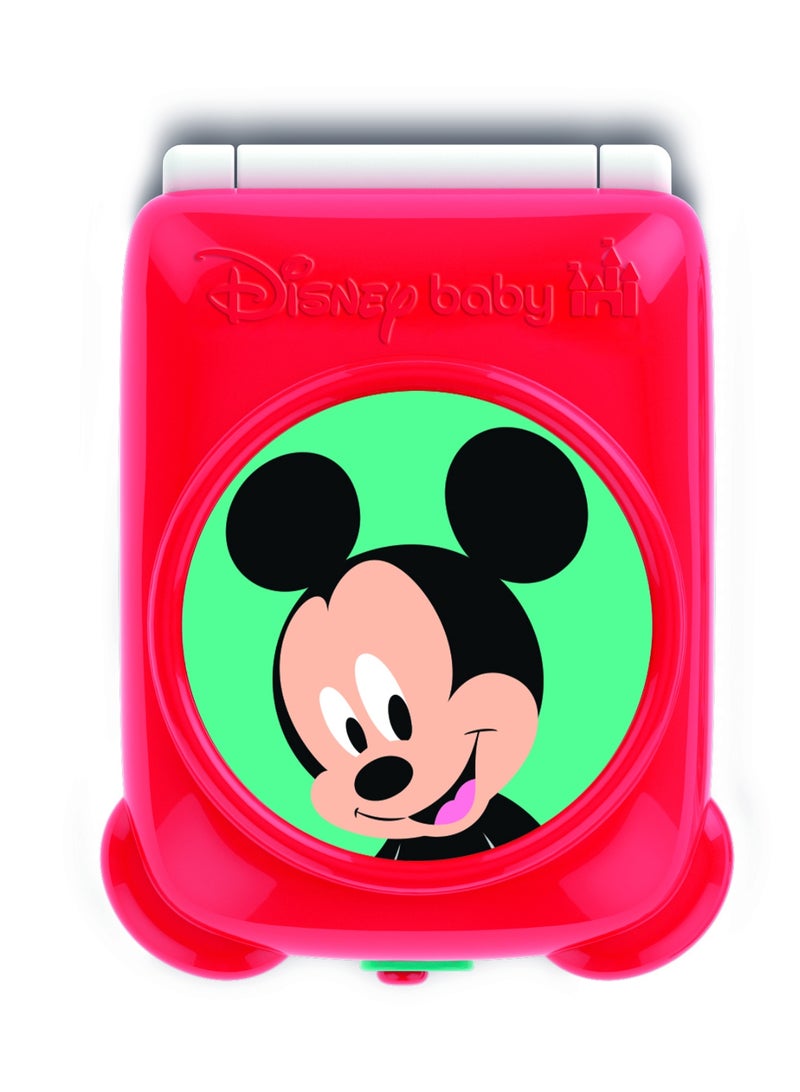Disney Baby Mickey Mouse Interactive Flip Phone, Battery Operated | Musical Toy | Interactive Toy | Educational Toy | Early Learning Toy | Helps with Motor Skill Development| Perfect Gift for Baby and Toddler - Image 3