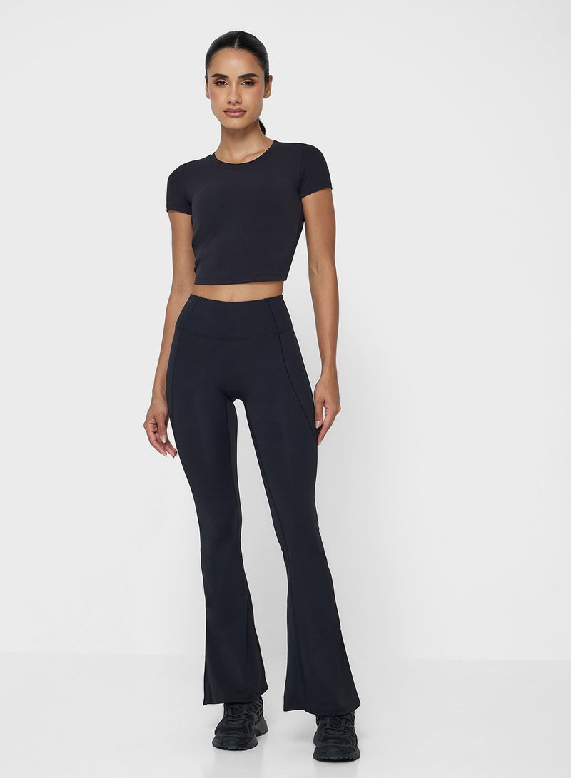 فورورد ليجنز واسع بخصر مرتفع بدون خياطة - Image 2