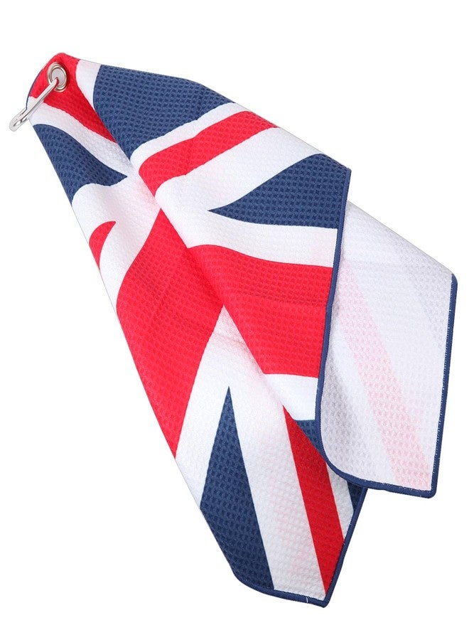 SHABIER United Kingdom Golf Towel Golf Microfiber Waffle Pattern Golf Towel (The Union Jack) - Image 5