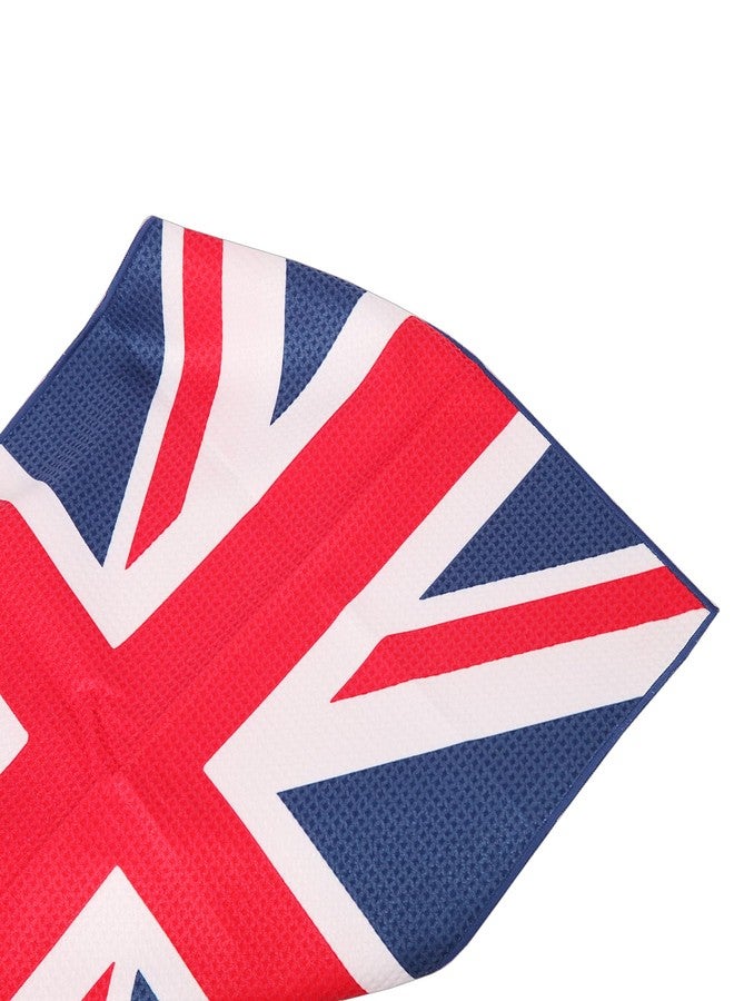 SHABIER United Kingdom Golf Towel Golf Microfiber Waffle Pattern Golf Towel (The Union Jack) - Image 4