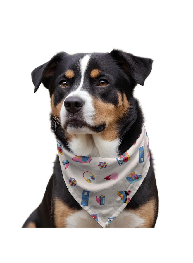 دبليو وشاح/باندانا للكلاب بتصميم غريب | وشاح/باندانا للكلاب بتصميم رائع رائع هو إكسسوار تصفيف مثالي للكلاب الكبيرة والمتوسطة والصغيرة. مقاس واحد يناسب الجميع. - Image 3