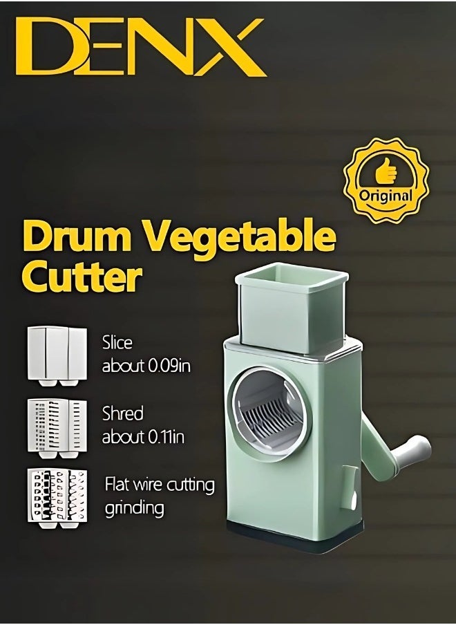 Denx Multi-Functional 3-In-1 Vegetable Chopper, Manual Potato And Vegetable Slicer, Cheese Grater, Cutter, And Chopper - Perfect For Professional And Home Use, Comfortable, Fast, And Exceptional By Dx2526 - Image 3