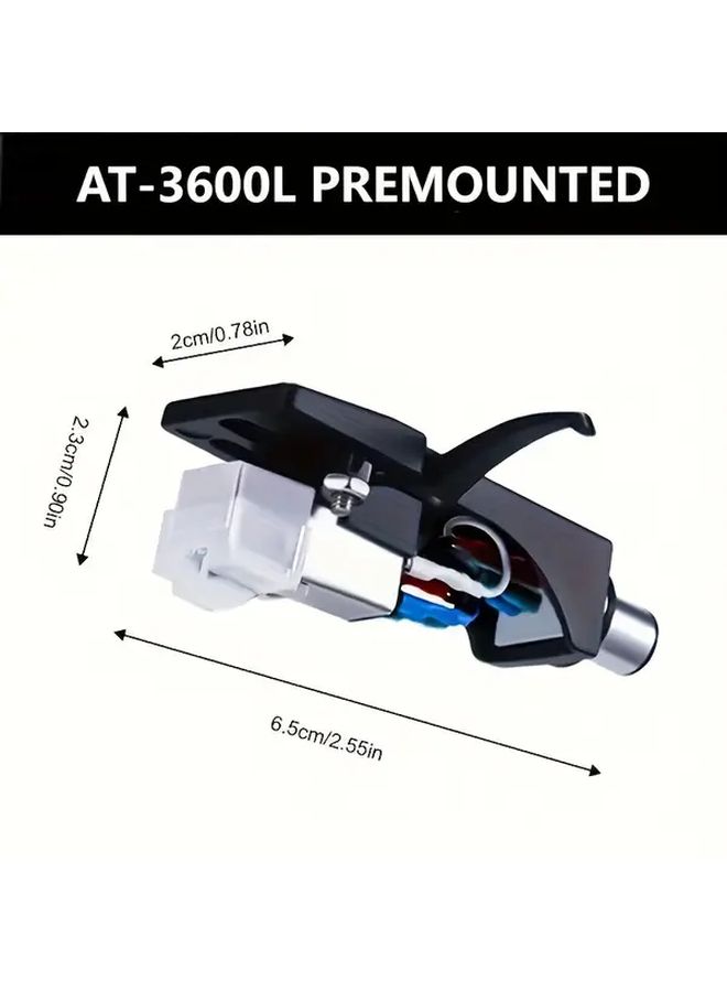 Premounted HiFi Vinyl Record Cartridge ATN 951 02gal With Diamond Stylus Low Noise Magnetic MM Phono For Turntables Pre Installed LP Accessory Sound Quality Upgrade No Power Required - Image 2