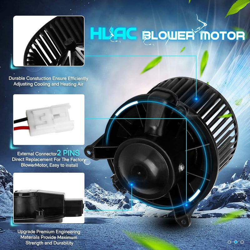 ILONPA ABS Blower Motor for Air Conditioning and Heating - Fits 2007-2011 Dodge Nitro, 2008-2012 Jeep Liberty - Image 4