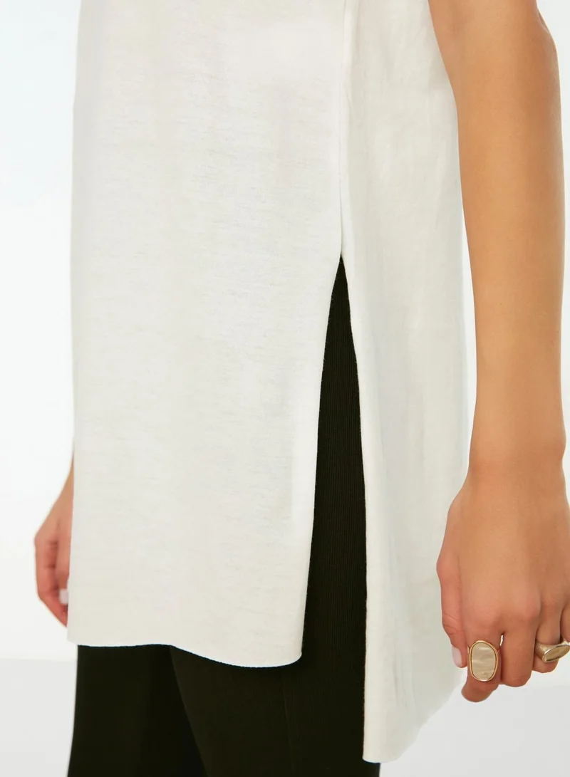 trendyol Side Slit T-Shirt