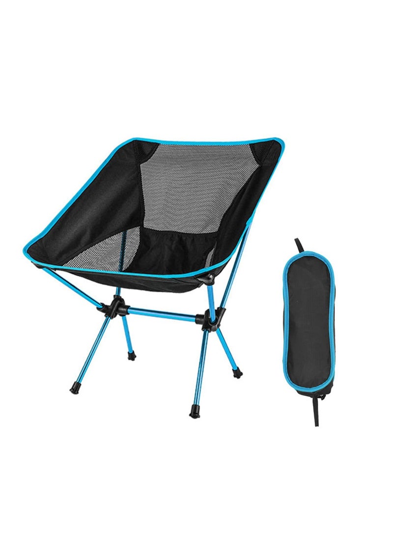 SYOSI Camping Chairs, 1 Pack Ultralight Portable Compact Folding Beach Chairs Ergonomic Design Durable and Breathable Chair with Carry Bag for Outdoor Camping Backpacking Hiking  - Image 1