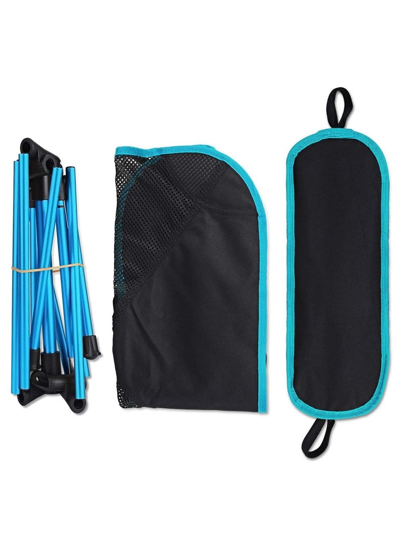 SYOSI Camping Chairs, 1 Pack Ultralight Portable Compact Folding Beach Chairs Ergonomic Design Durable and Breathable Chair with Carry Bag for Outdoor Camping Backpacking Hiking  - Image 3