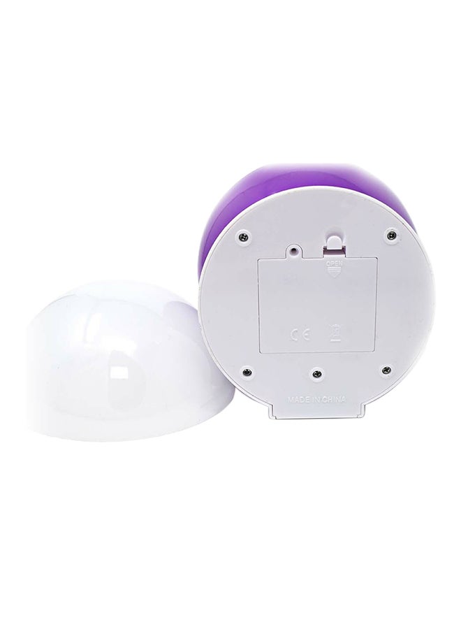 Loquat Star Ball Rotation Projection Lamp Purple/Black - Image 2