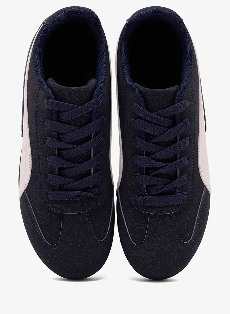 B&R Blue/ White Low Top Lifestyle Sneakers for Women | Best Price UAE