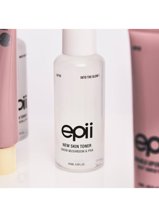 epii New Skin Toner | PHA 5% Exfoliation Toner for Instant Glow | Glass Skin | hyaluronic Acid | Skin Texture | Dull Skin | Korean Skincare | panthenol | fungal Acne Free | 145ml - Image 4