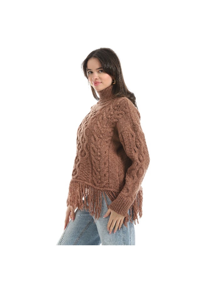 Coctail 17420-Pullover-brown - Image 2