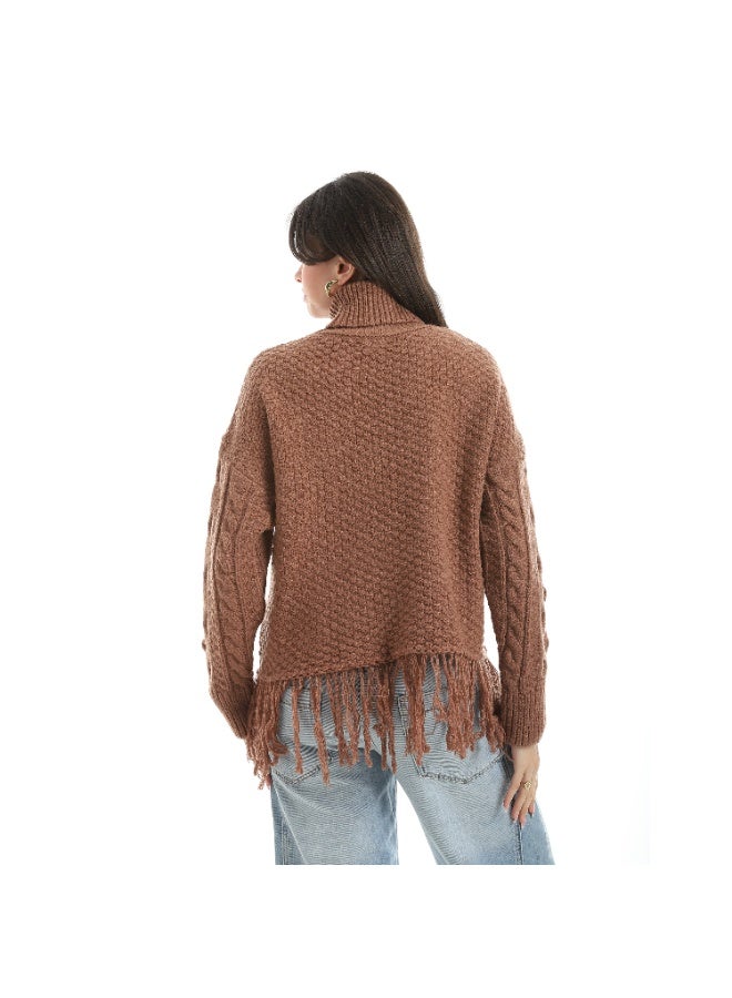 Coctail 17420-Pullover-brown - Image 3