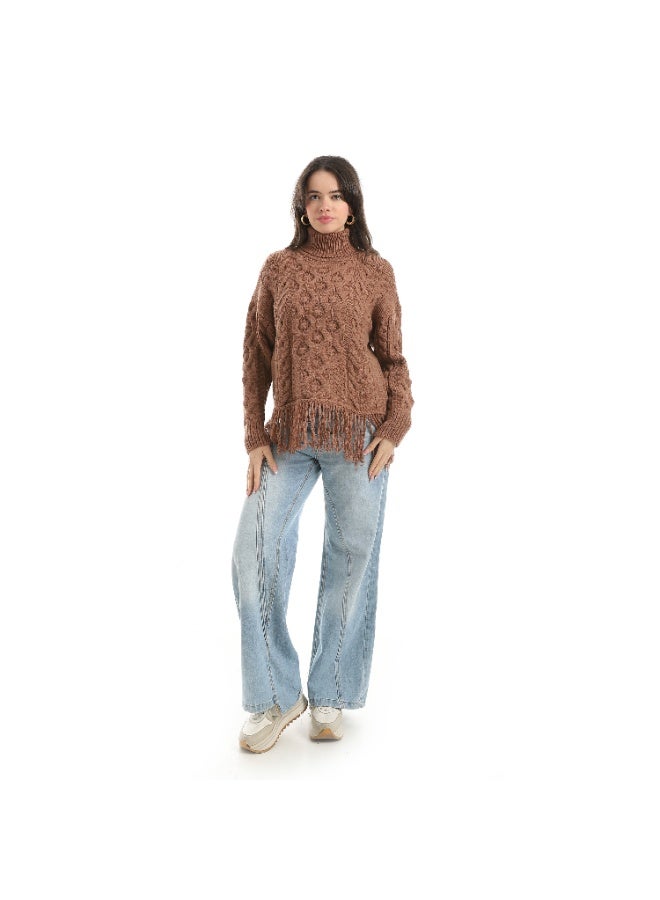 Coctail 17420-Pullover-brown - Image 5