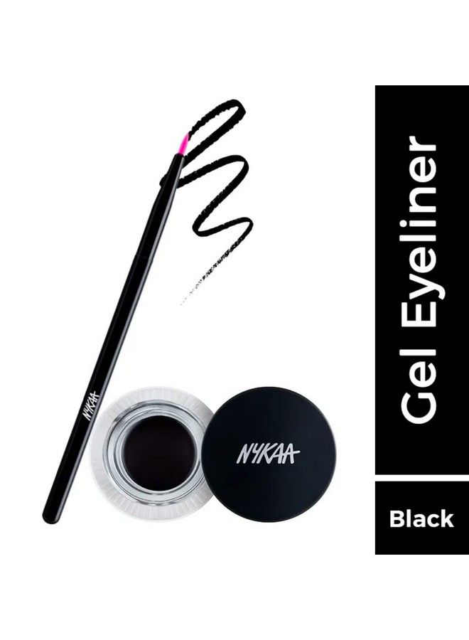 Nykaa Black Magic Gel Eyeliner  Jet Black (3.5Gm) - Image 3