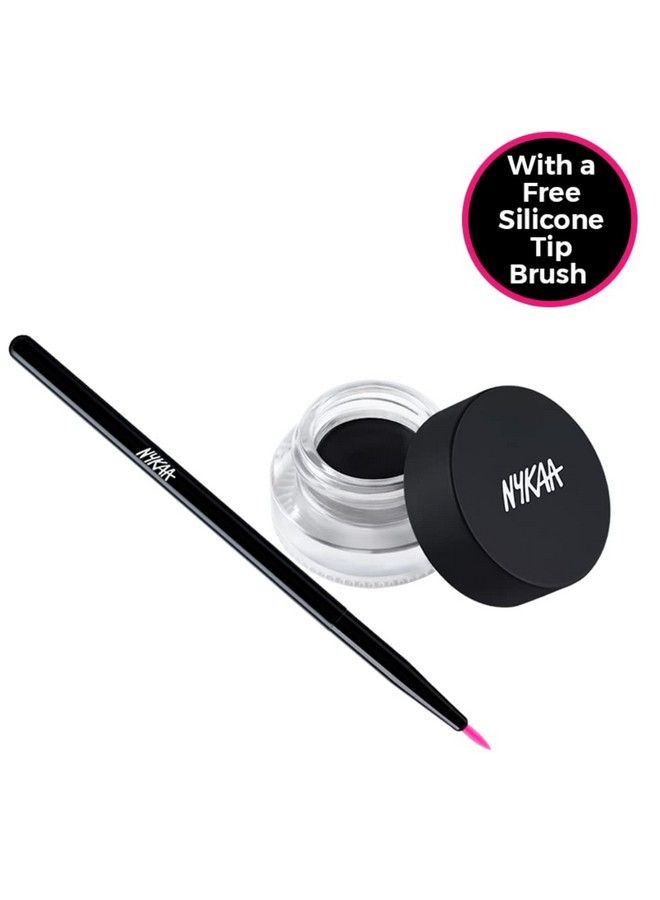 Nykaa Black Magic Gel Eyeliner  Jet Black (3.5Gm) - Image 4