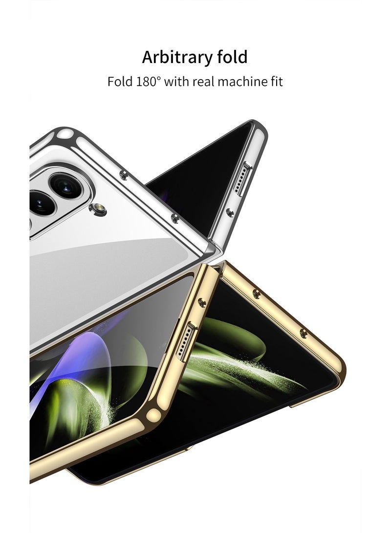 GOLDEN MASK GOLDEN MASK Compatible With Samsung Galaxy Z Fold 5 Phantom (Silver)  - Image 4