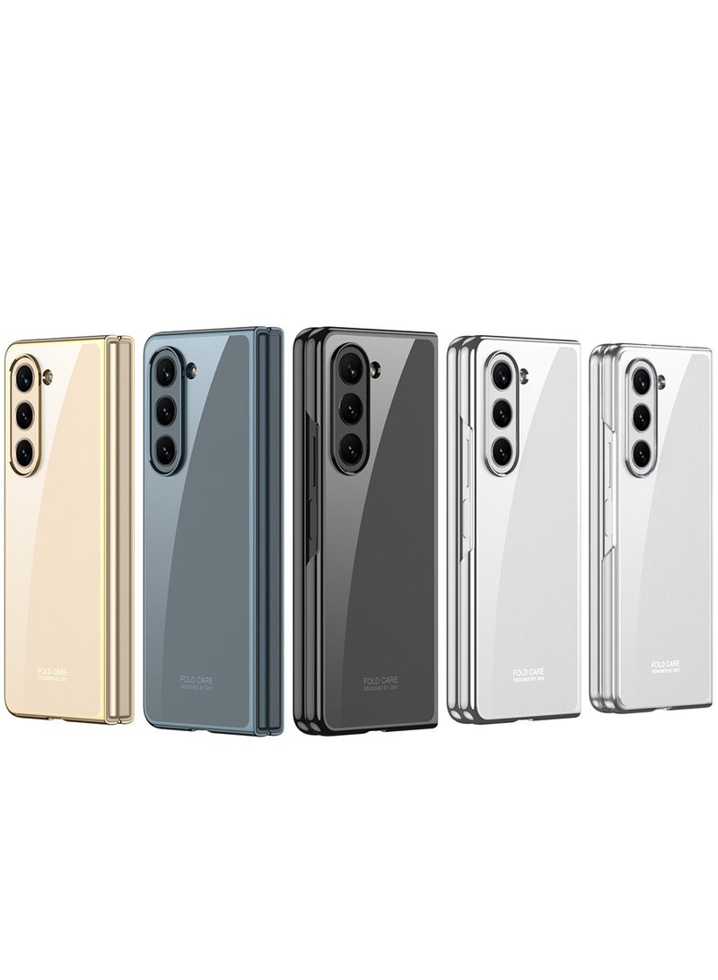 GOLDEN MASK GOLDEN MASK Compatible With Samsung Galaxy Z Fold 5 Phantom (Silver)  - Image 5