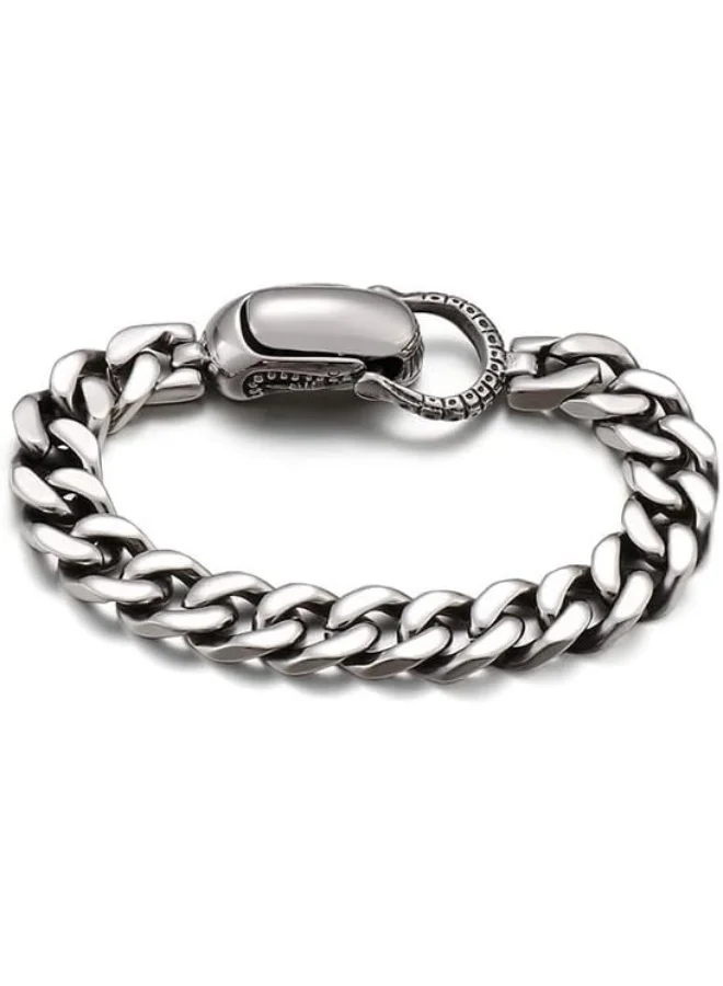 Lee Cooper Men's Stainless Steel Silver Plating Bracelet