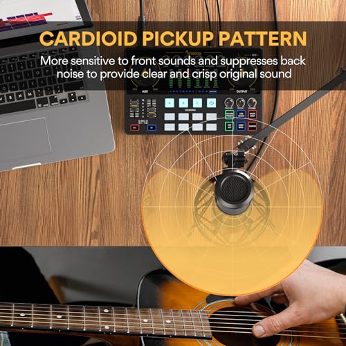 Maono ميكروفون ماونو XLR المكثف، ميكروفون استوديو احترافي بتقنية كارديويد للتسجيل، البث، الغناء، التعليق الصوتي، الصوت، الاستوديو المنزلي، يوتيوب، سكايب، تويتش (PM320S) - Image 5