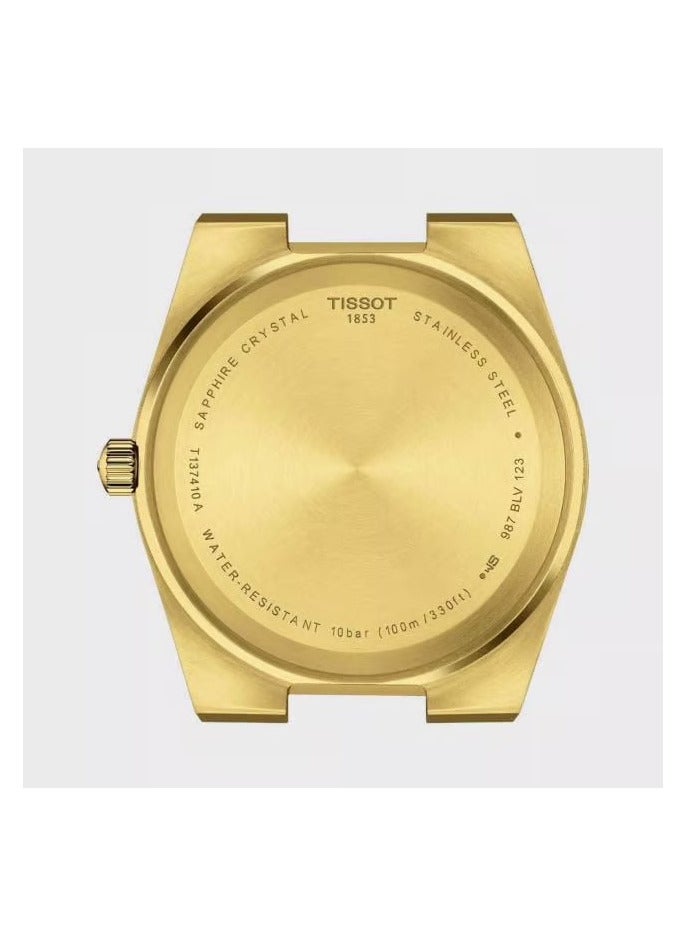 TISSOT PRX Gold Dial Stainless Steel 40mm Mens Swiss Quartz Watch - T137.410.33.021.00 - Image 3
