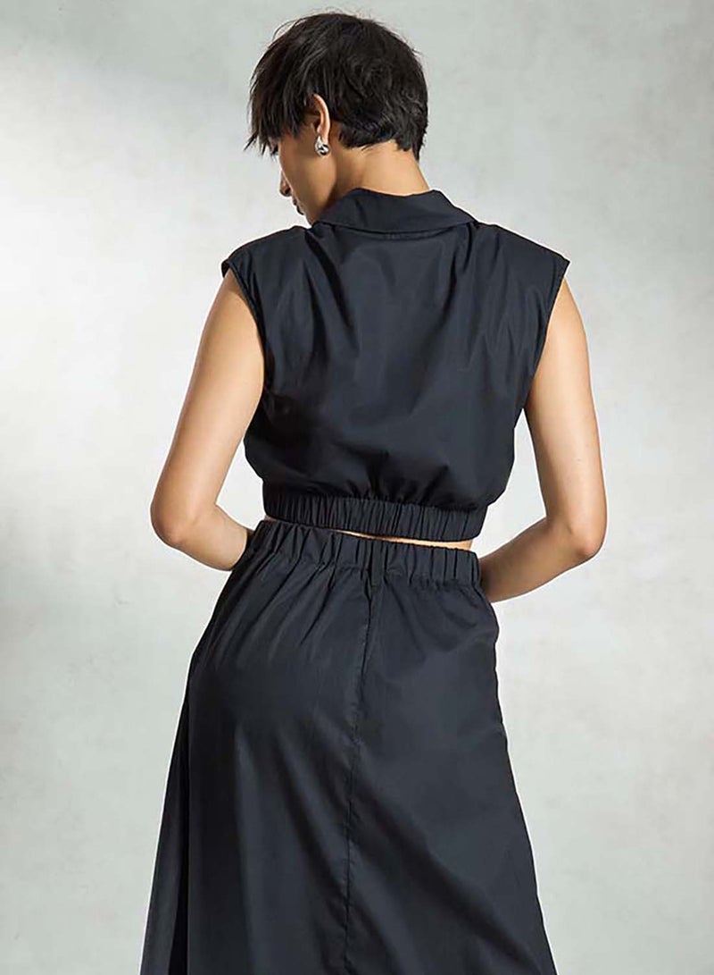 Virgio VIRGIO Cotton Stretch Utility Crop Shirt  - Image 2