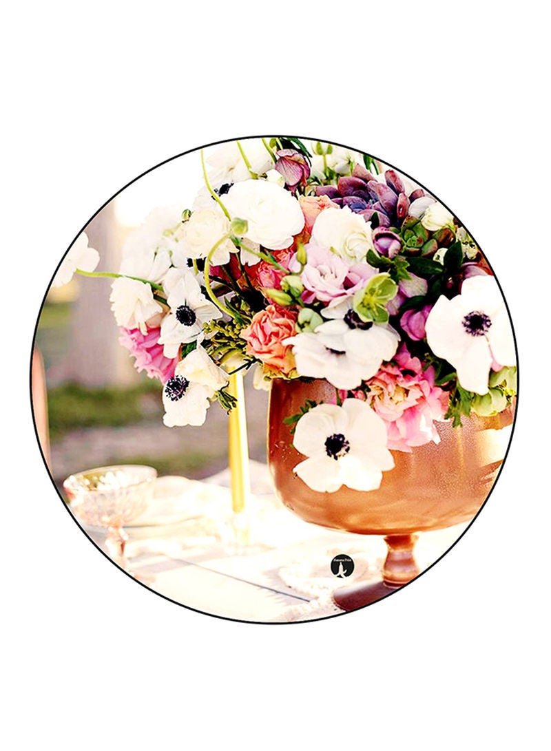 RKN Flowers Printed Mouse Pad Multicolour